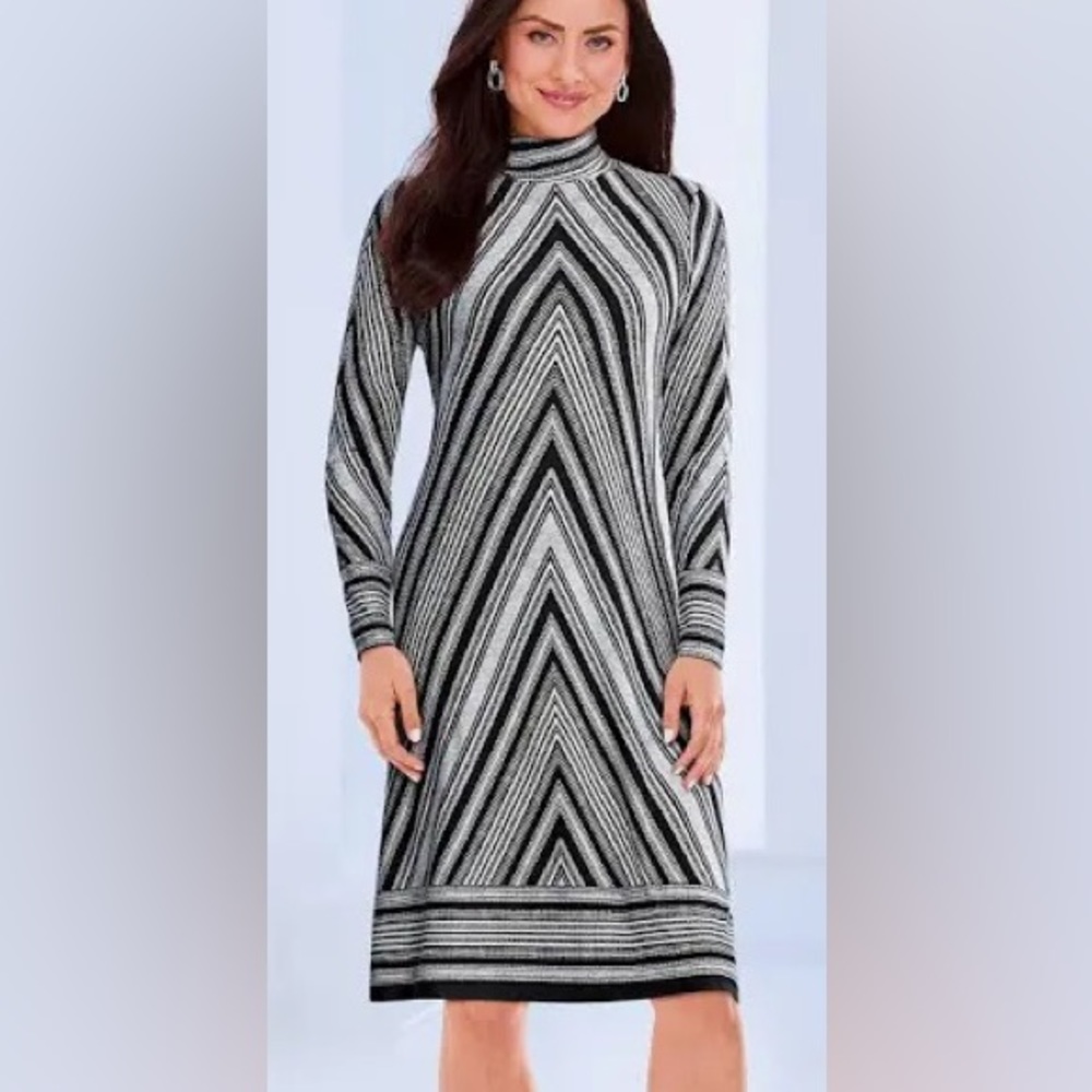 Monroe and Main - M Stripey A Line Dress